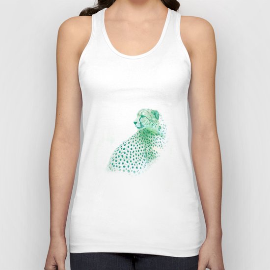 Blue Cheetah Unisex Tank Top