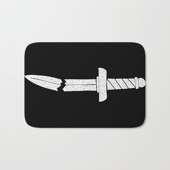 BROKEN DAGGER Bath Mat