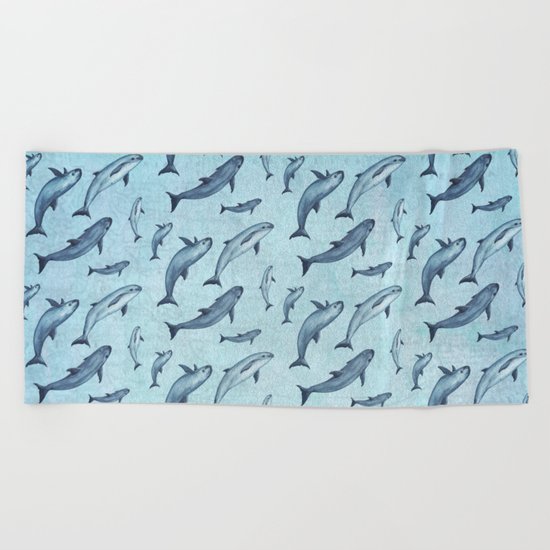 Pattern: Sea of Vaquita Beach Towel