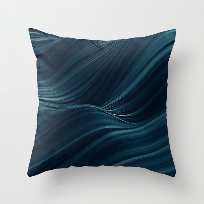 Storm at Sea Throw Pillow