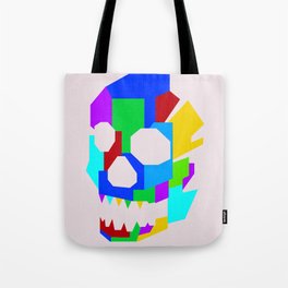  Skull WPAP pop art portrait 4 Tote Bag
