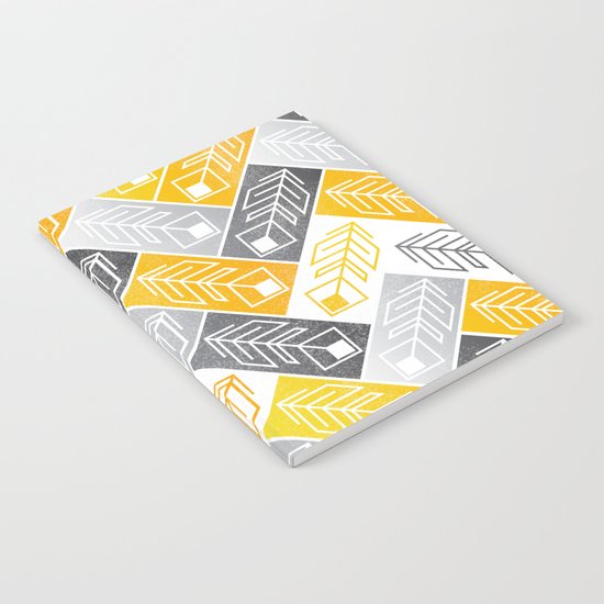 Bright Geometric Print Notebook