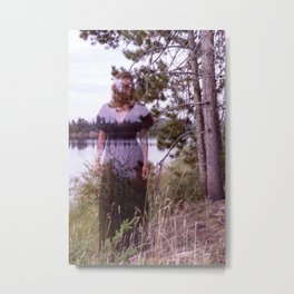 Lady of the Lake Metal Print | Escapist, Interpretism, Curated, Dreamy, Water, Eerie, Long Exposure, Ladyofthelake, Portrait, Fineart 