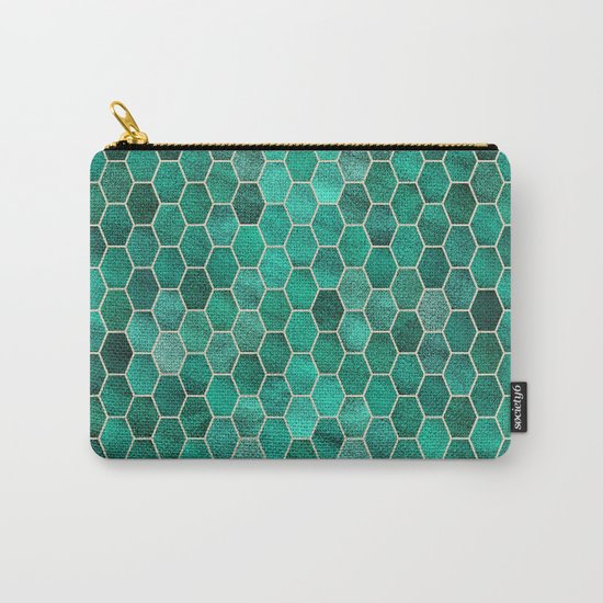 Glitter Tiles V Carry-All Pouch