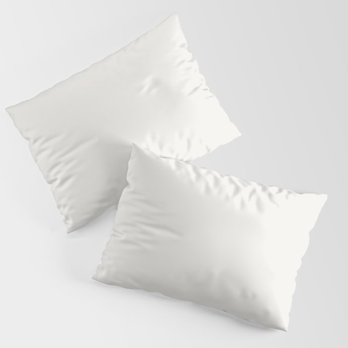 White Iris Pillow Sham