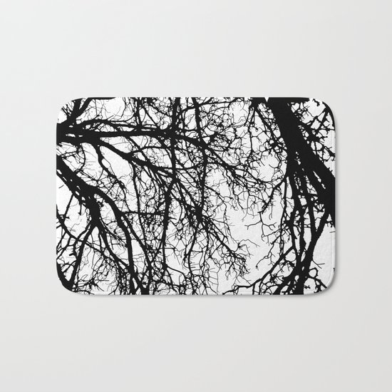 black tree Bath Mat