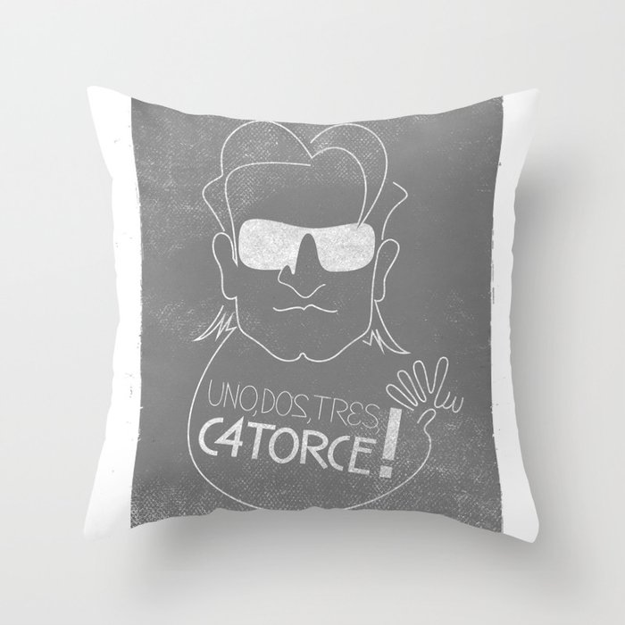 Bono Sunglasses Throw Pillow