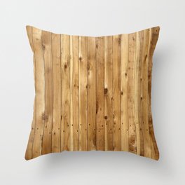 Wood 2 Throw Pillow