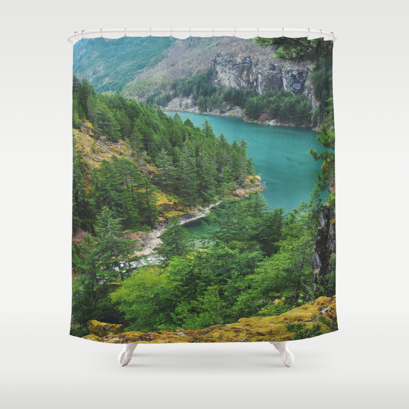 Ross Lake Shower Curtain By Megangehring Society6