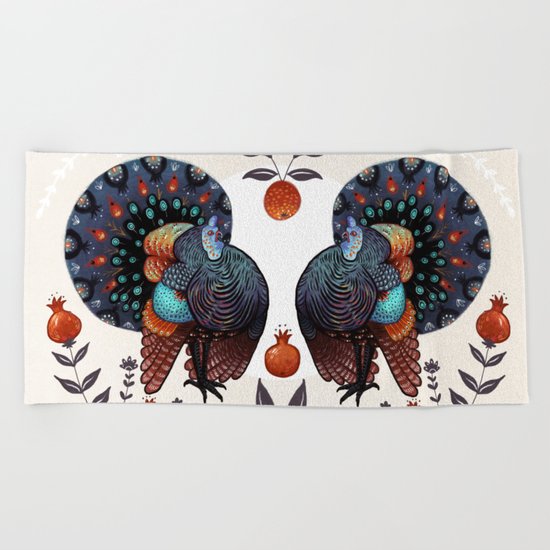 November Beach Towel