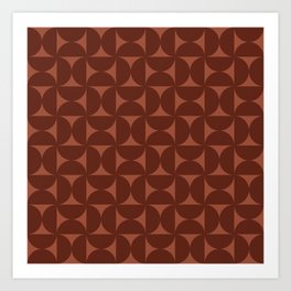 Patterned Geometric Shapes LXXXII Art Print