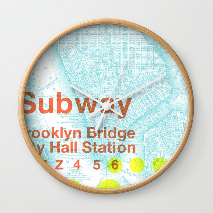 What the Future Awaits for New York II Wall Clock