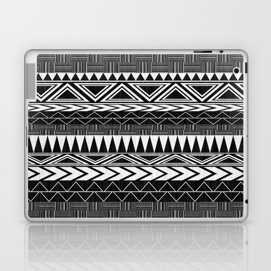 Tribal Monochrome. Laptop & iPad Skin