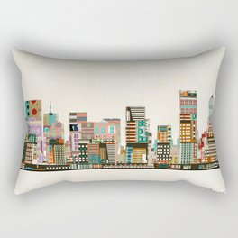 portland oregon skyline Rectangular Pillow