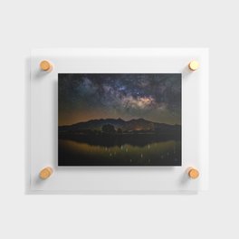 Milky Way over Santa Rita Mountains Tucson Arizona Floating Acrylic Print