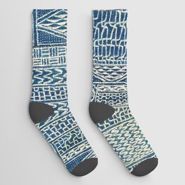 Ndop Cameroon West African Textile Print Socks