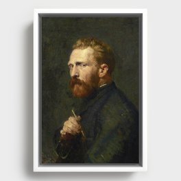 Vincent van Gogh by John Peter Russell (1886) Framed Canvas