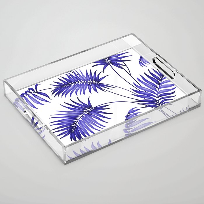 floral Acrylic Tray