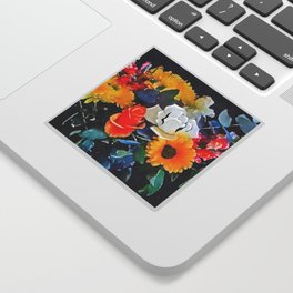 Bright Flowers Sticker