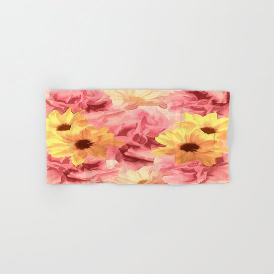 Summer Day Floral Hand & Bath Towel