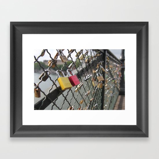 key to my heart Framed Art Print