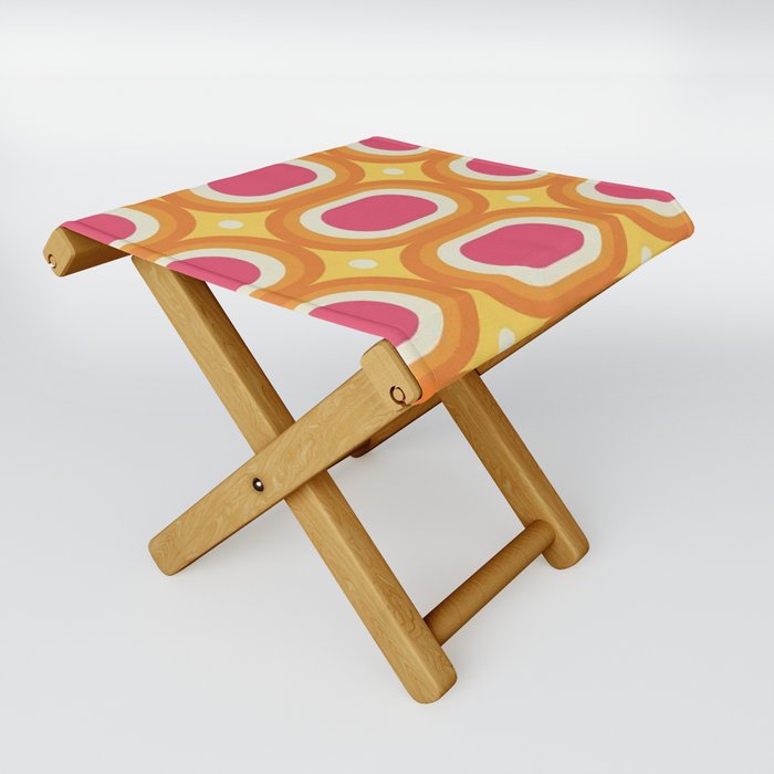 Colorful Retro Folding Stool