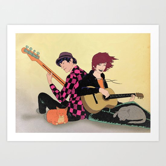 Making Beautiful Music Art Print