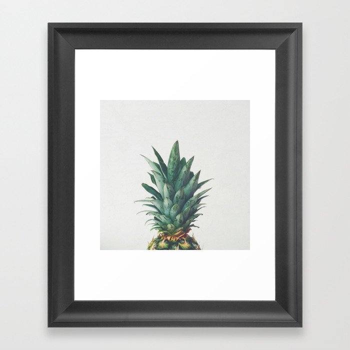 Pineapple Top Framed Art Print