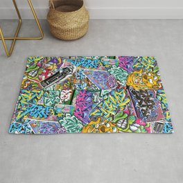 PAGER Collage Royal Stain Rug
