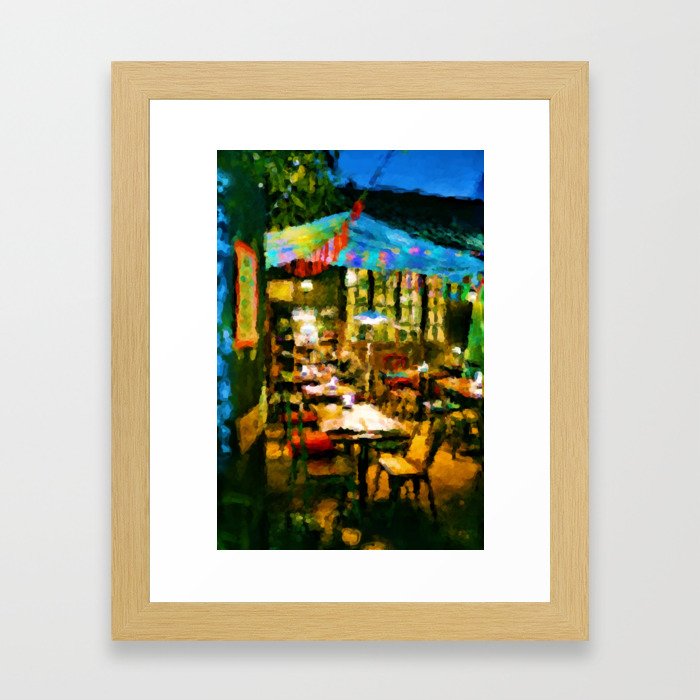 The Cafe Framed Art Print