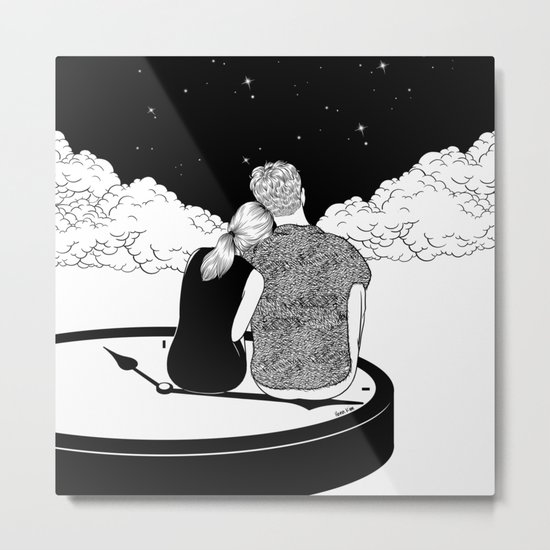 Time stands still Metal Print