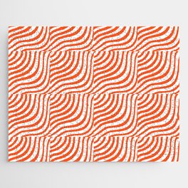 Red Striped Shells Jigsaw Puzzle