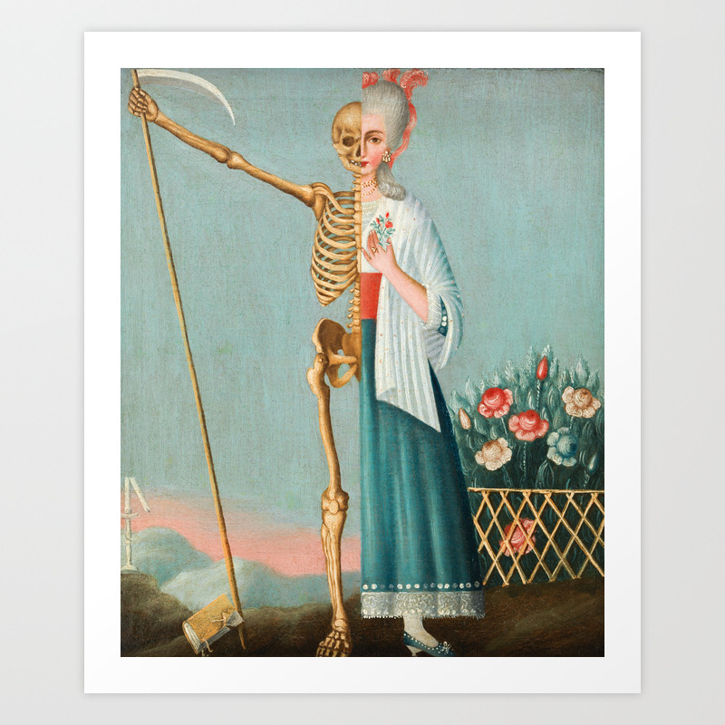 Life And Death Vintage Oil Painting Art Print By Artculture Society6