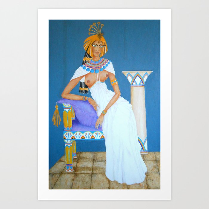 Nile Nymph -- Cleopatra Art Print by Somogyi | Society6