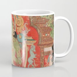 Green Tara 13th Century Tibetan Art Mug