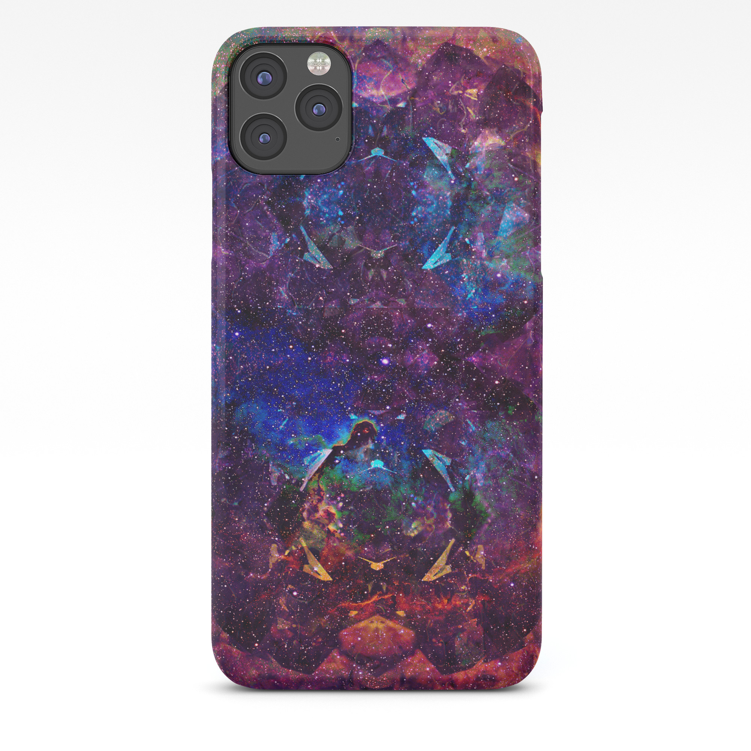 Rainbow Aura Quartz Nebulae Iphone Case By Aaroncarberry Society6