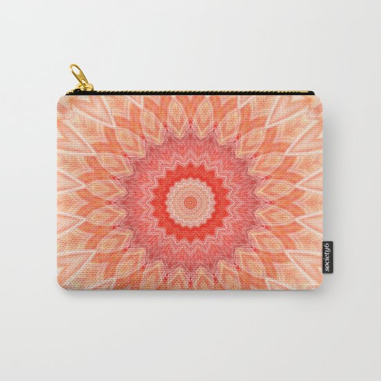 Mandala soft orange Carry-All Pouch
