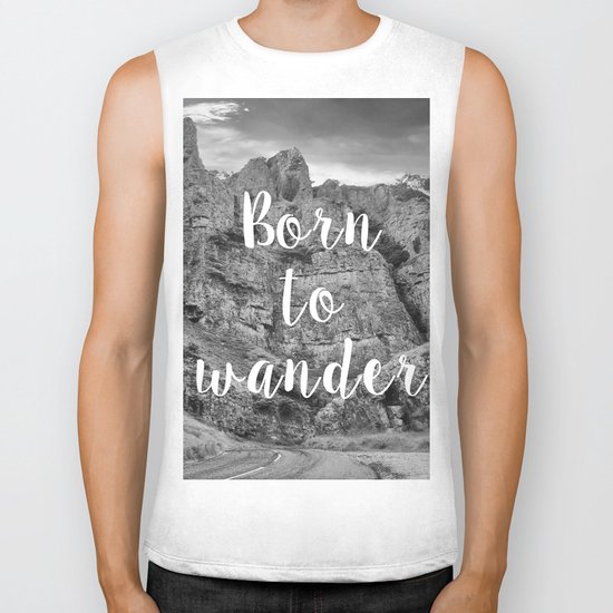 Born To Wander Biker Tank