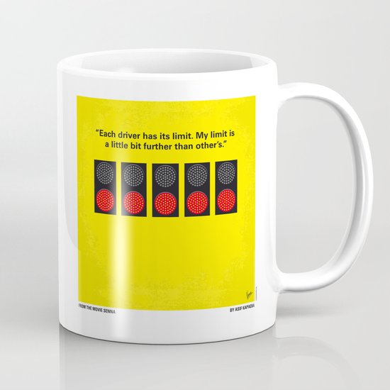No075 My senna minimal movie poster Mug