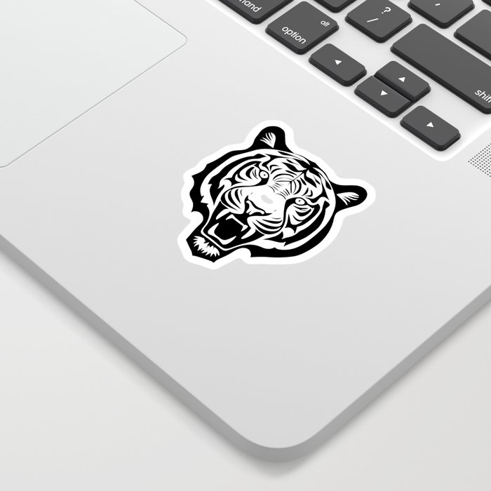 Tiger head illustration Sticker