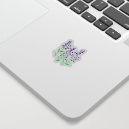 Purple Delphinium Sticker