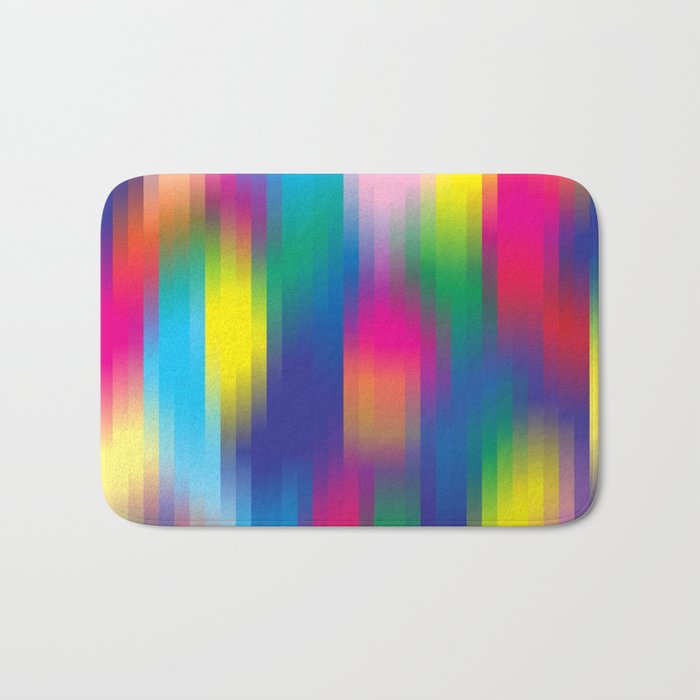 color pixel Bath Mat