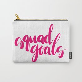 Squad Goals - Original Ink Lettering Print Carry-All Pouch