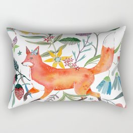Fox Forest Rectangular Pillow