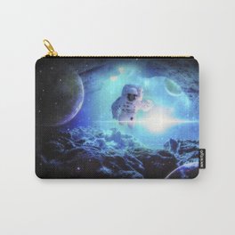 Underwater Astronaut Carry-All Pouch | Double Exposure, Astronaut, Space, Underwaterastronaut, Surreal, Otherworldly, Photo, Digital, Fish, Universe 