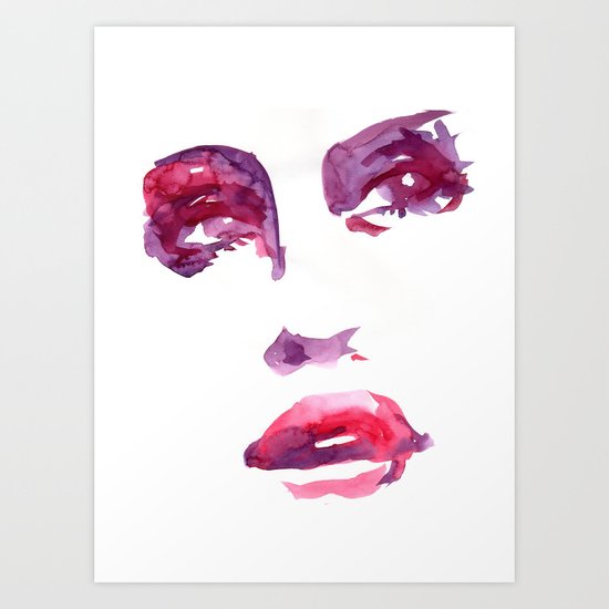 Lady R Art Print