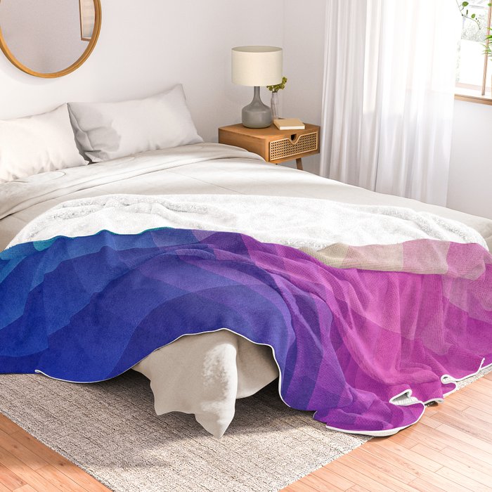 Abstract Colorful Art Pattern Ltbg Low Poly Texture Aka Spectrum Bomb Photoshop Colorpicker Throw Blanket