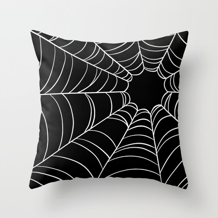 Spiderweb Throw Pillow