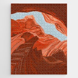 Antelope Canyon Desert Painting Jigsaw Puzzle
