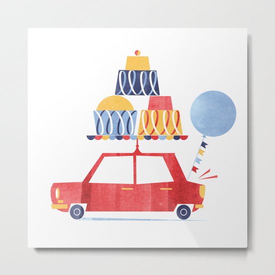 On my way Metal Print